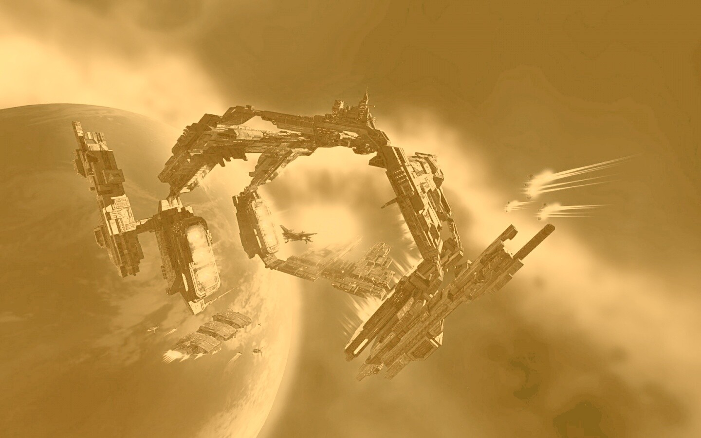 Космический корабль обои