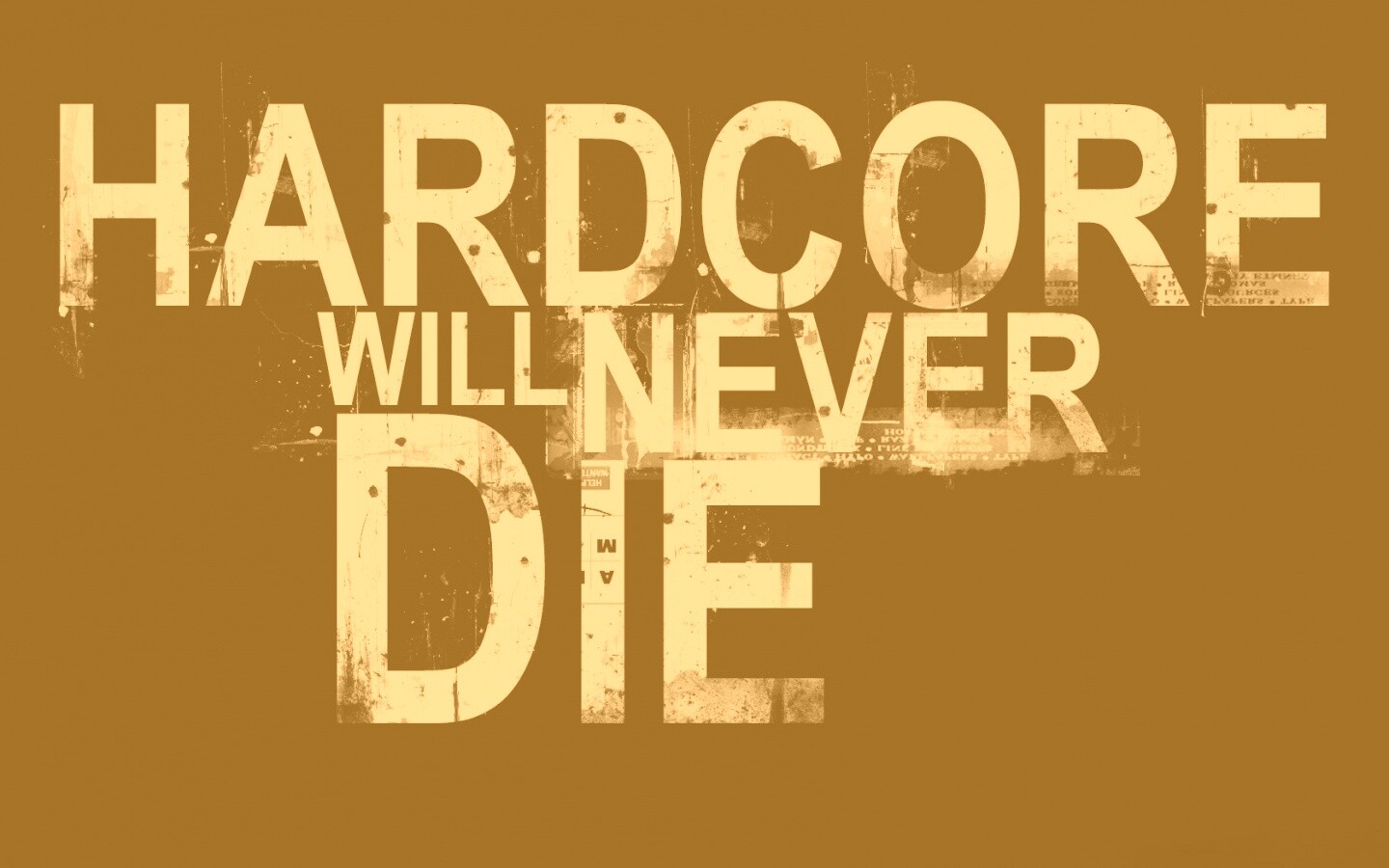 HARDCORE Will Never Die обои