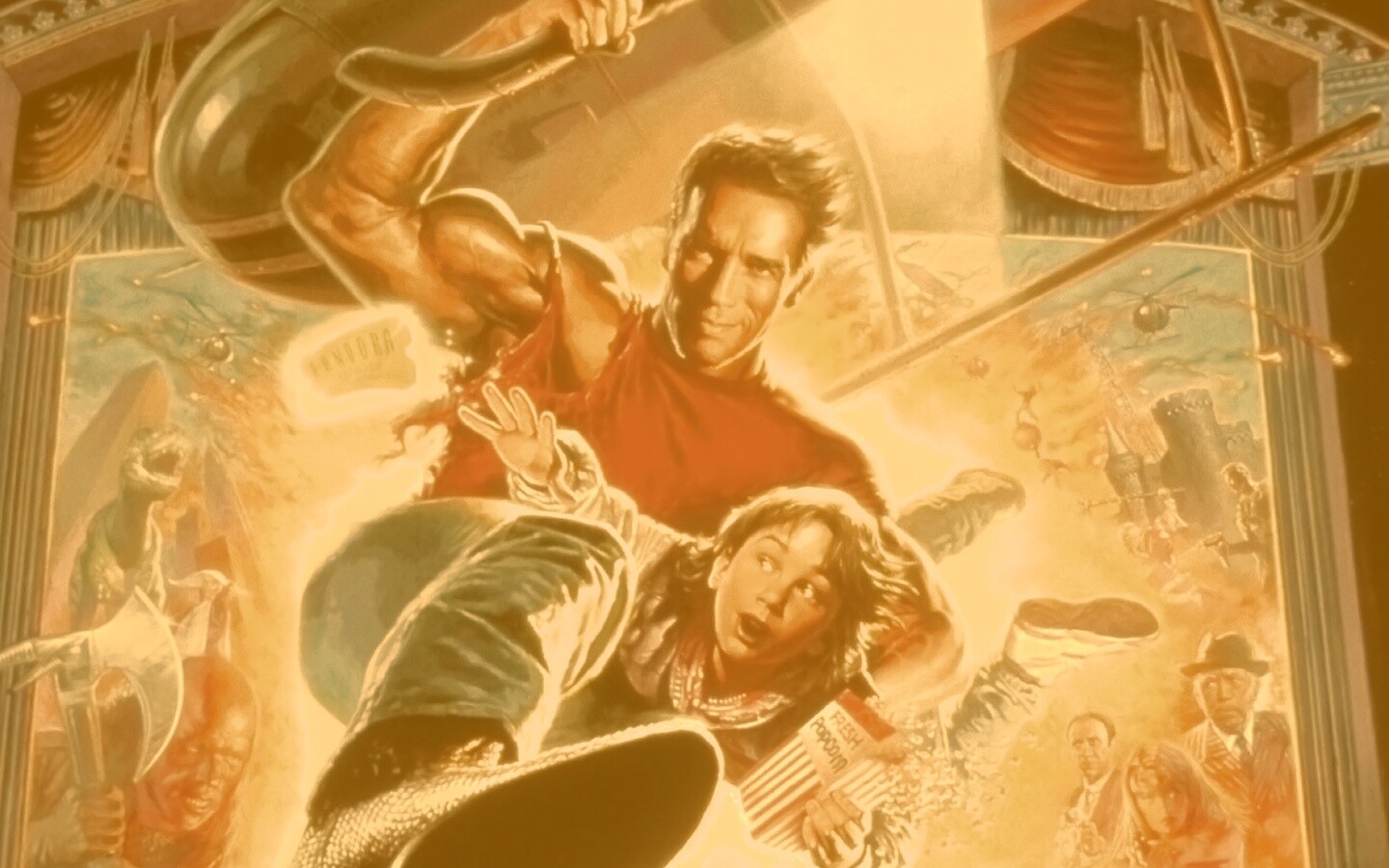 Последний герой боевика обои