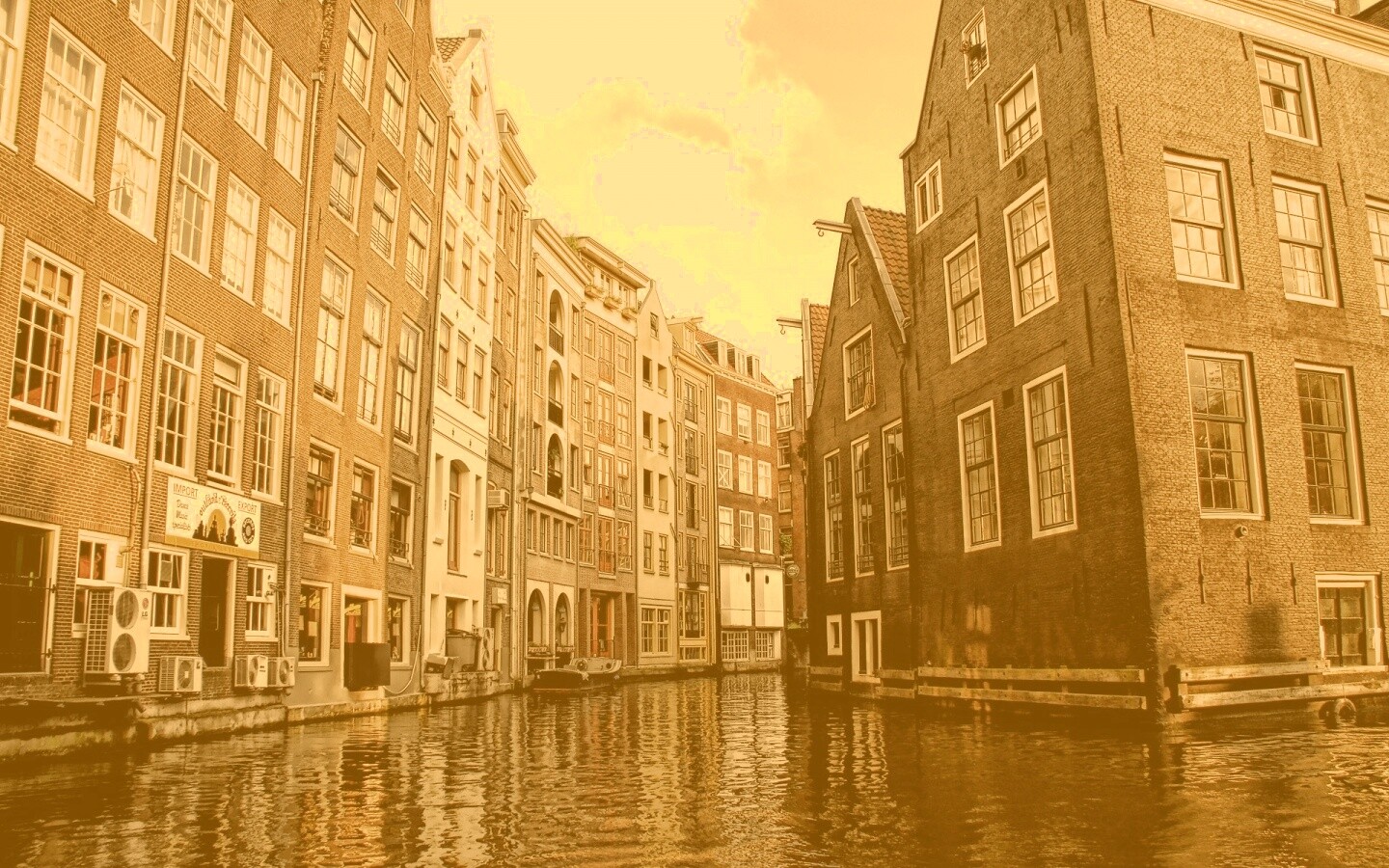 Венецианские каналы в Амстердаме обои