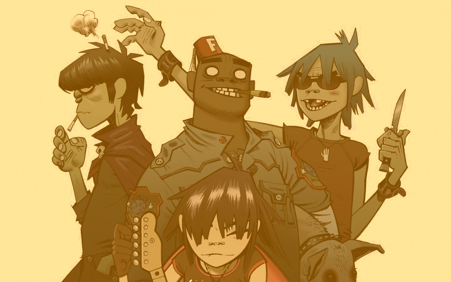 Gorillaz обои
