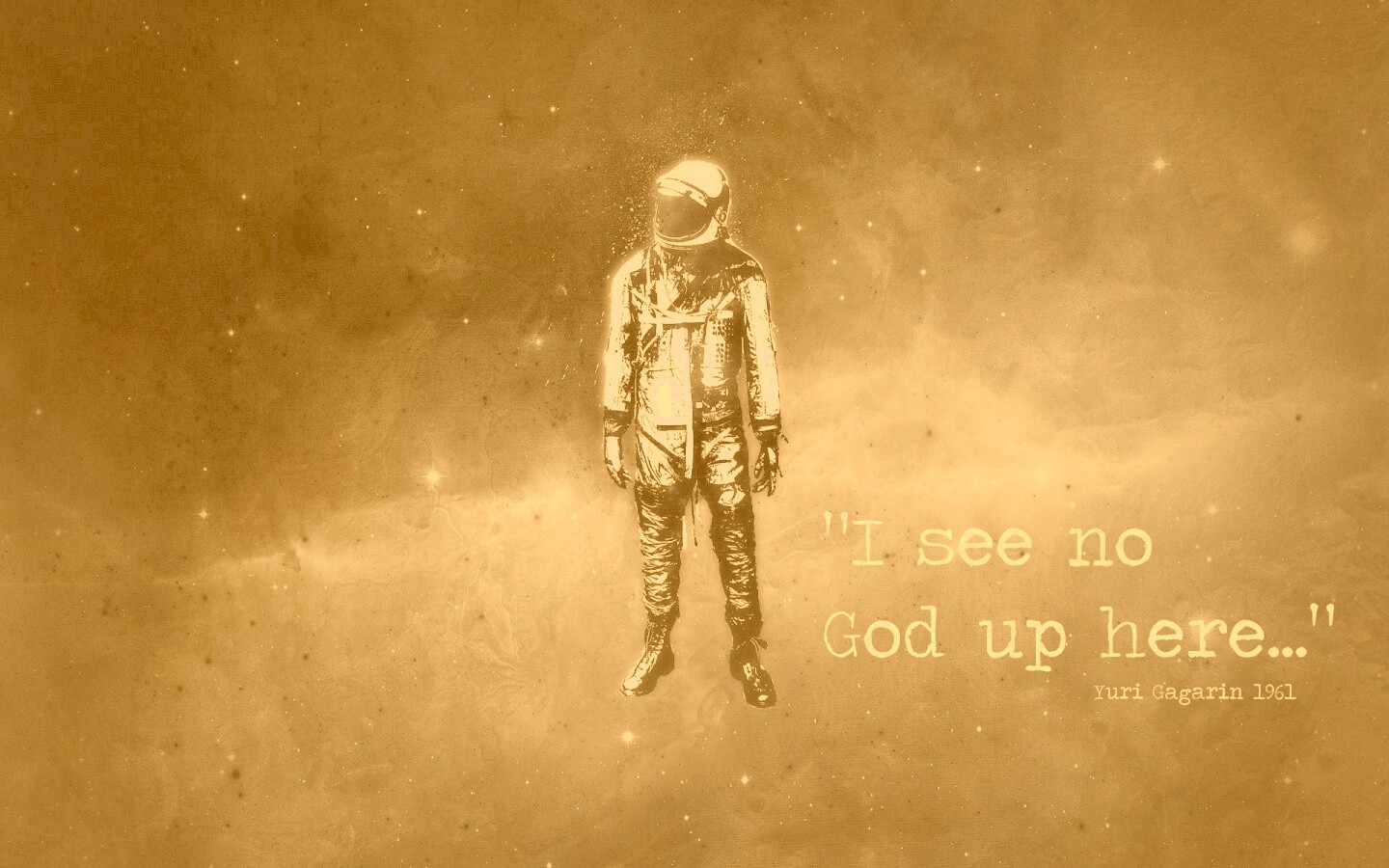 Я не видел там бога обои