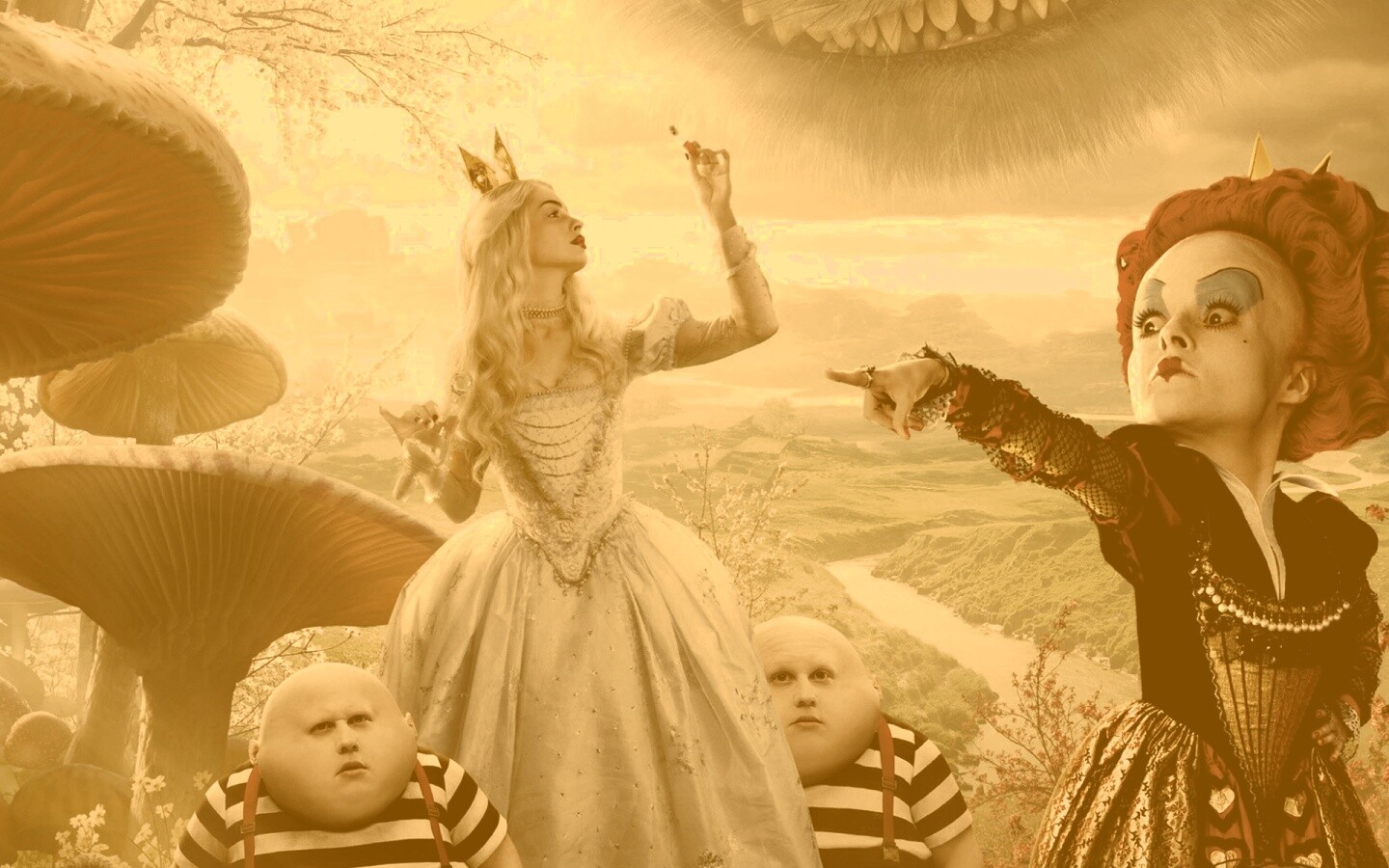 Персонажи из "Алиса в стране Чудес" обои