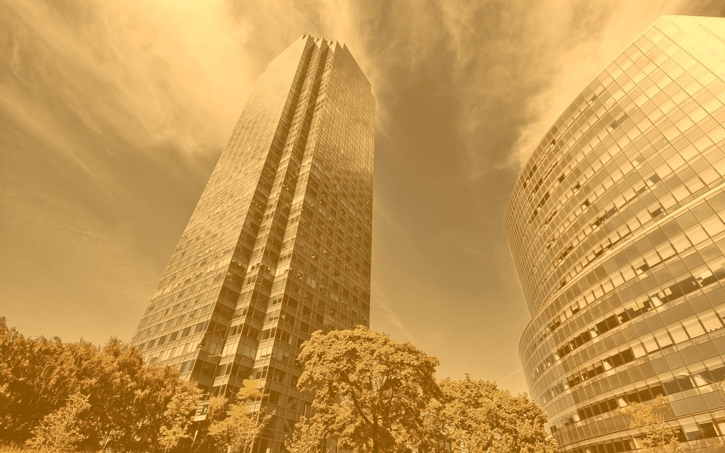 Осязательный Нью-Йорк с большими домами обои