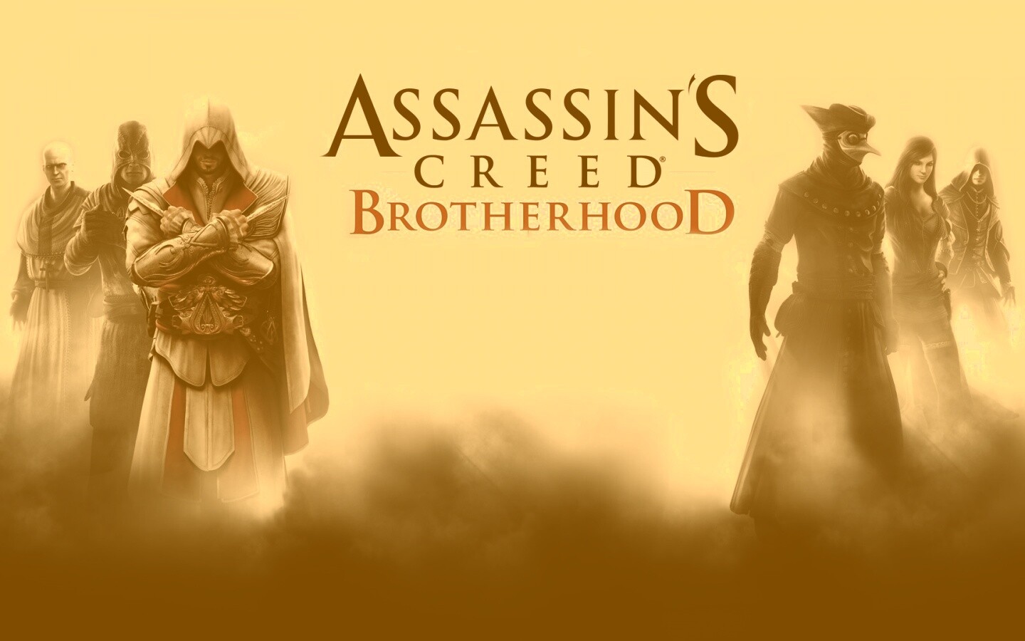 Персонажи игры Assasin"s Creed Brotherhood обои