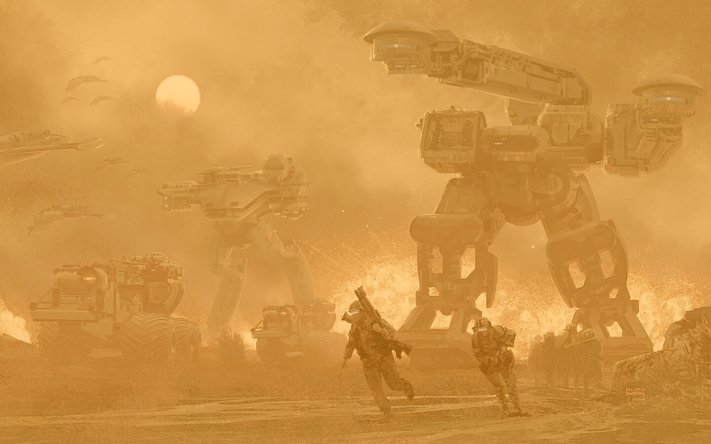 Война будущего обои