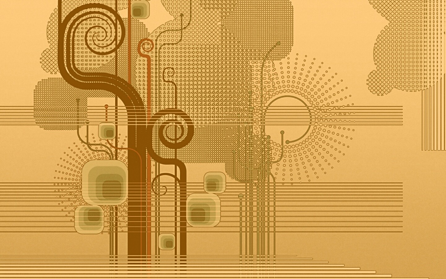 Линии и точки обои