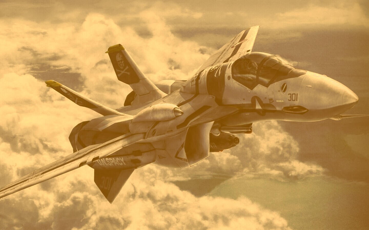 UN Spacy Fighter обои