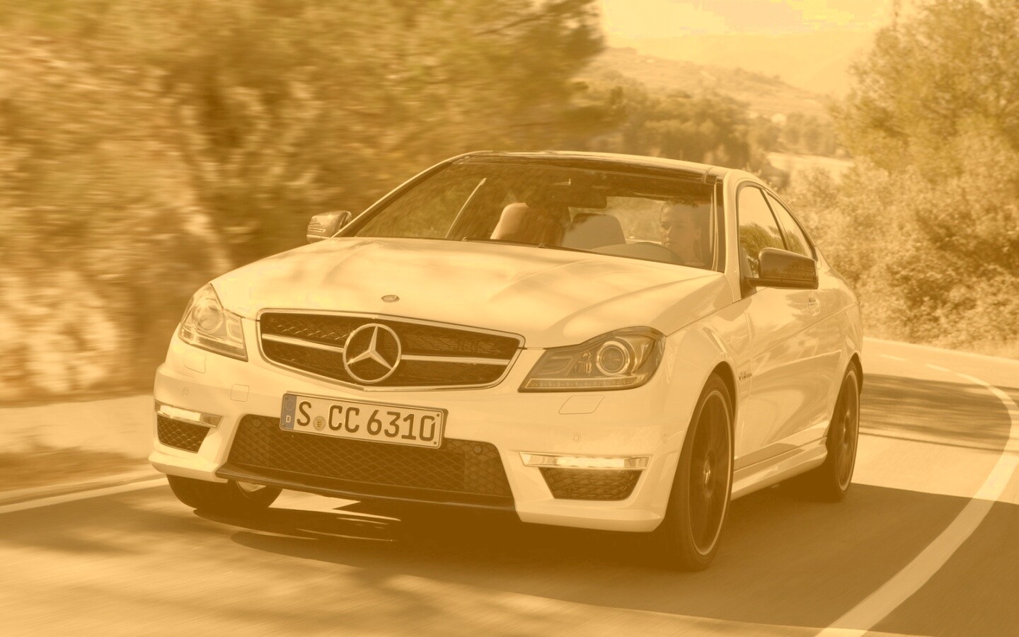 Mercede C63 обои