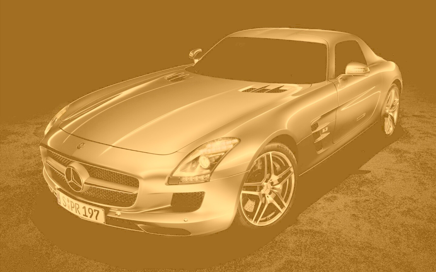 Mercedes SLS обои