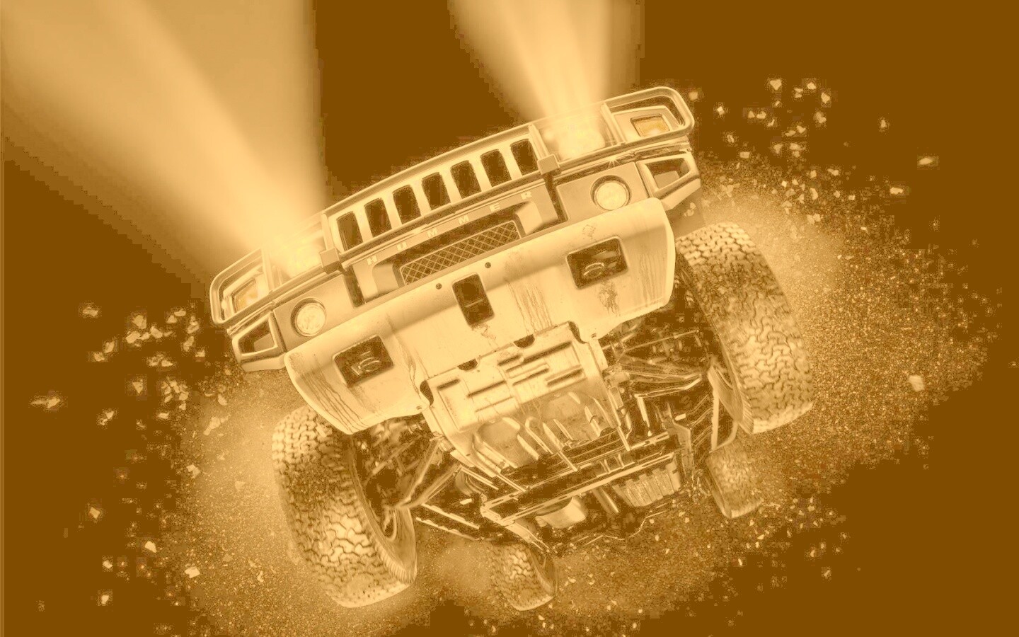 Хаммер в полете обои