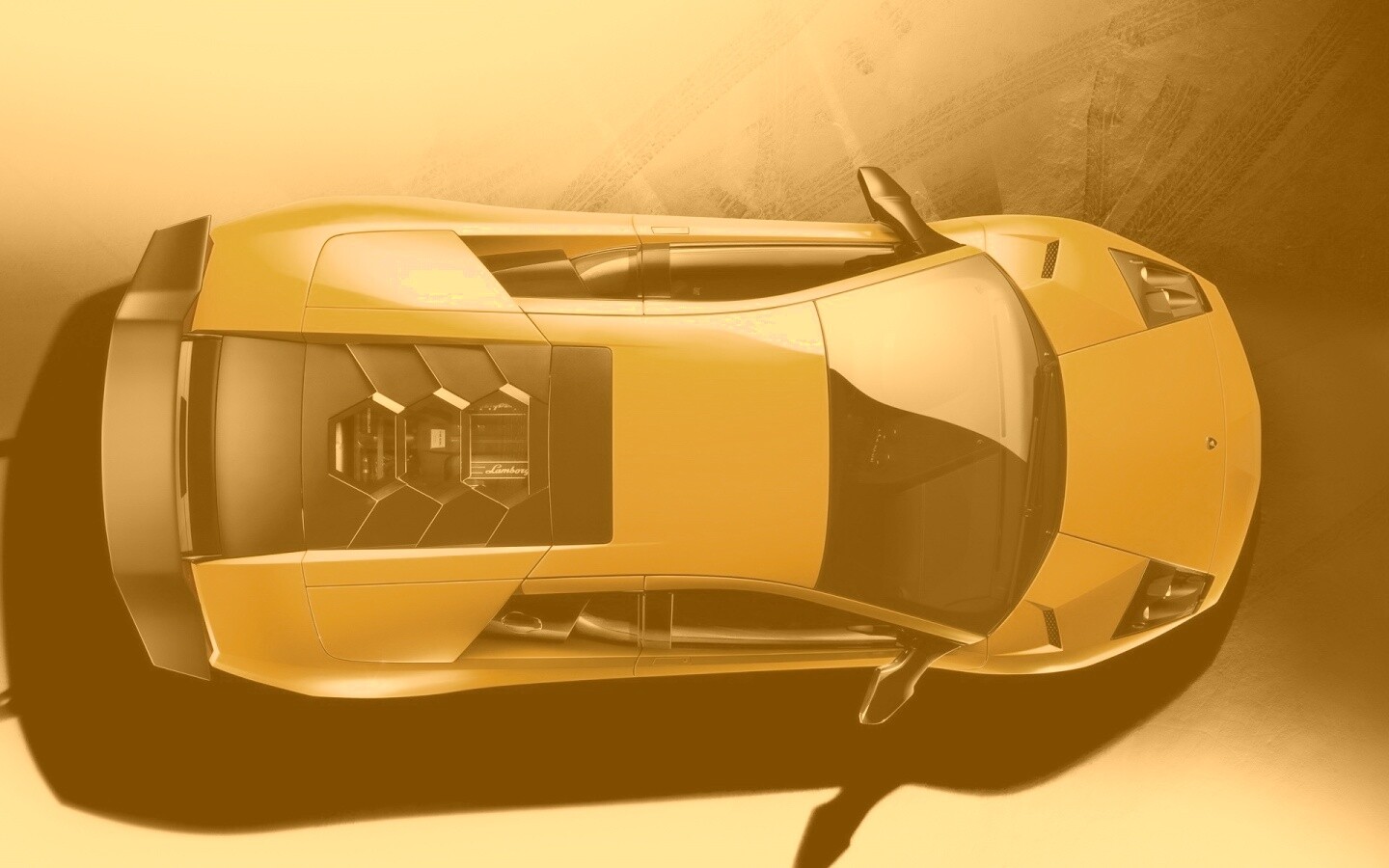 Ламборджини вид сверху обои