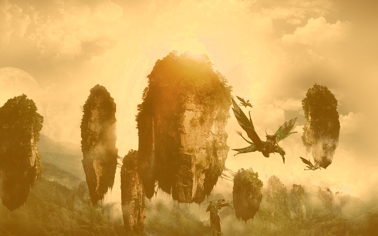 Аватар, планета Пандора обои