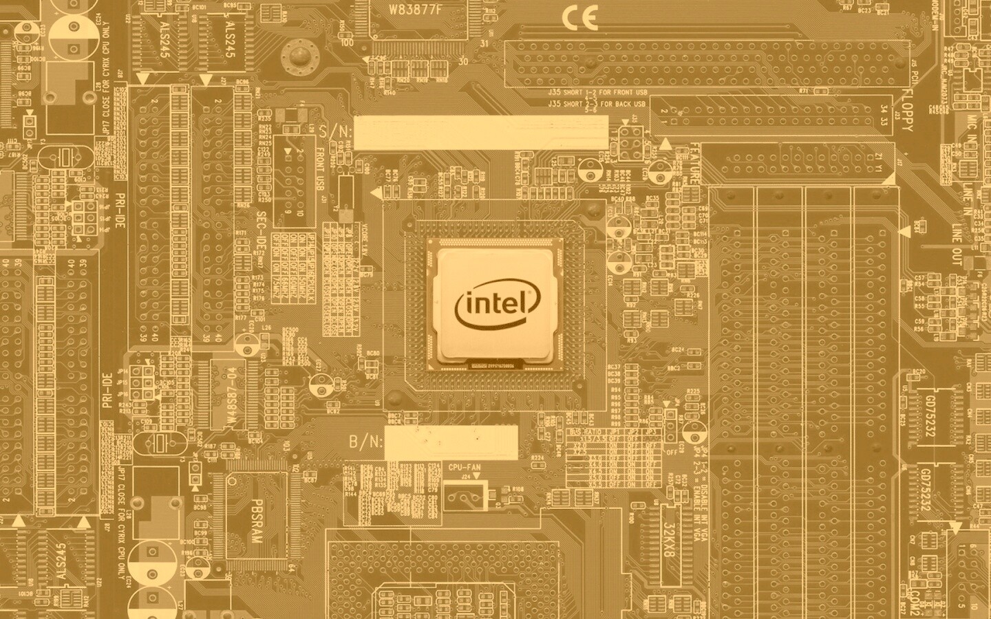 Процессор от Intel обои