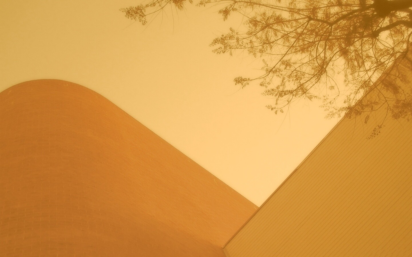 Закругленная стена обои