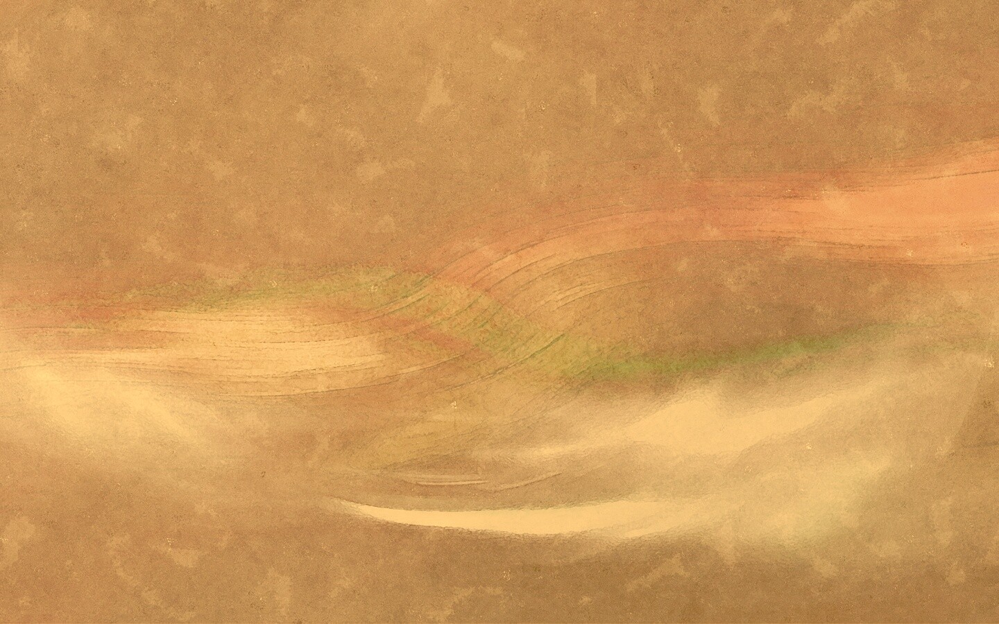 Радужные волны на нежно-фиолетовом фоне обои