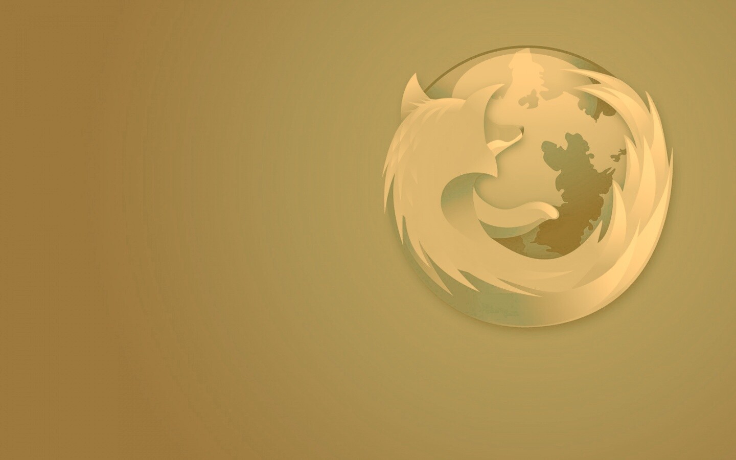 Логотип Firefox в синих тонах обои