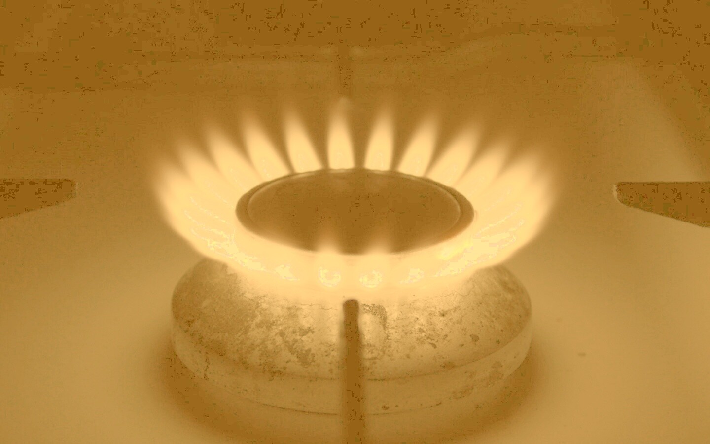 Огонь газовой конфорки обои