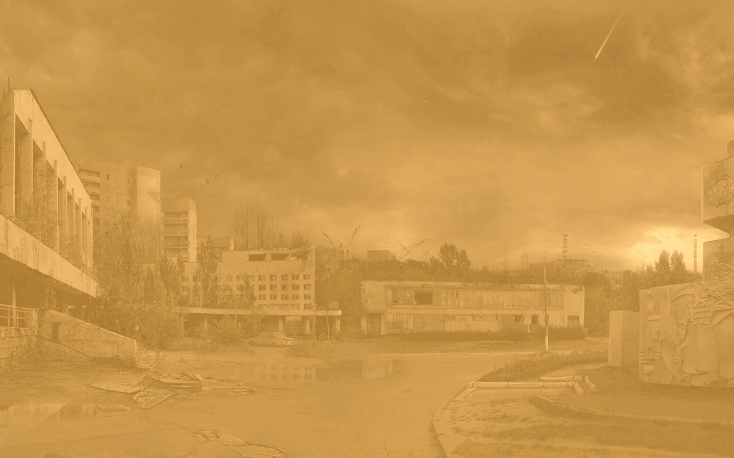 Припять ночью обои