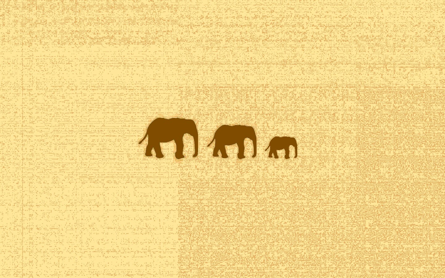 Вереница слонов обои