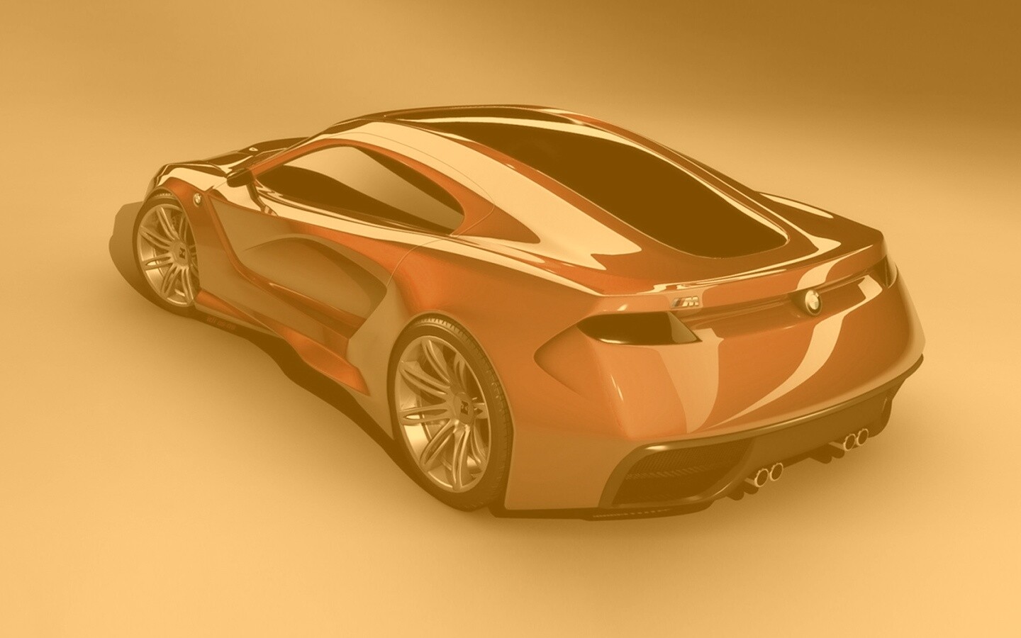 Красный концепт BMW обои