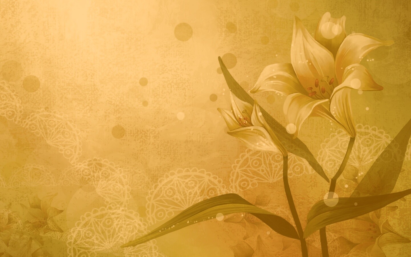 Красивое изображение лилии обои