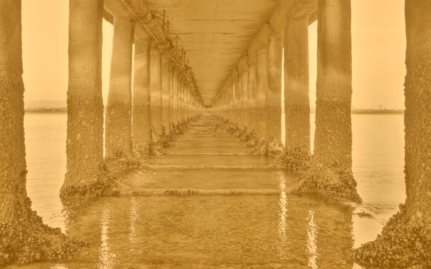 Туннель в бесконечность обои