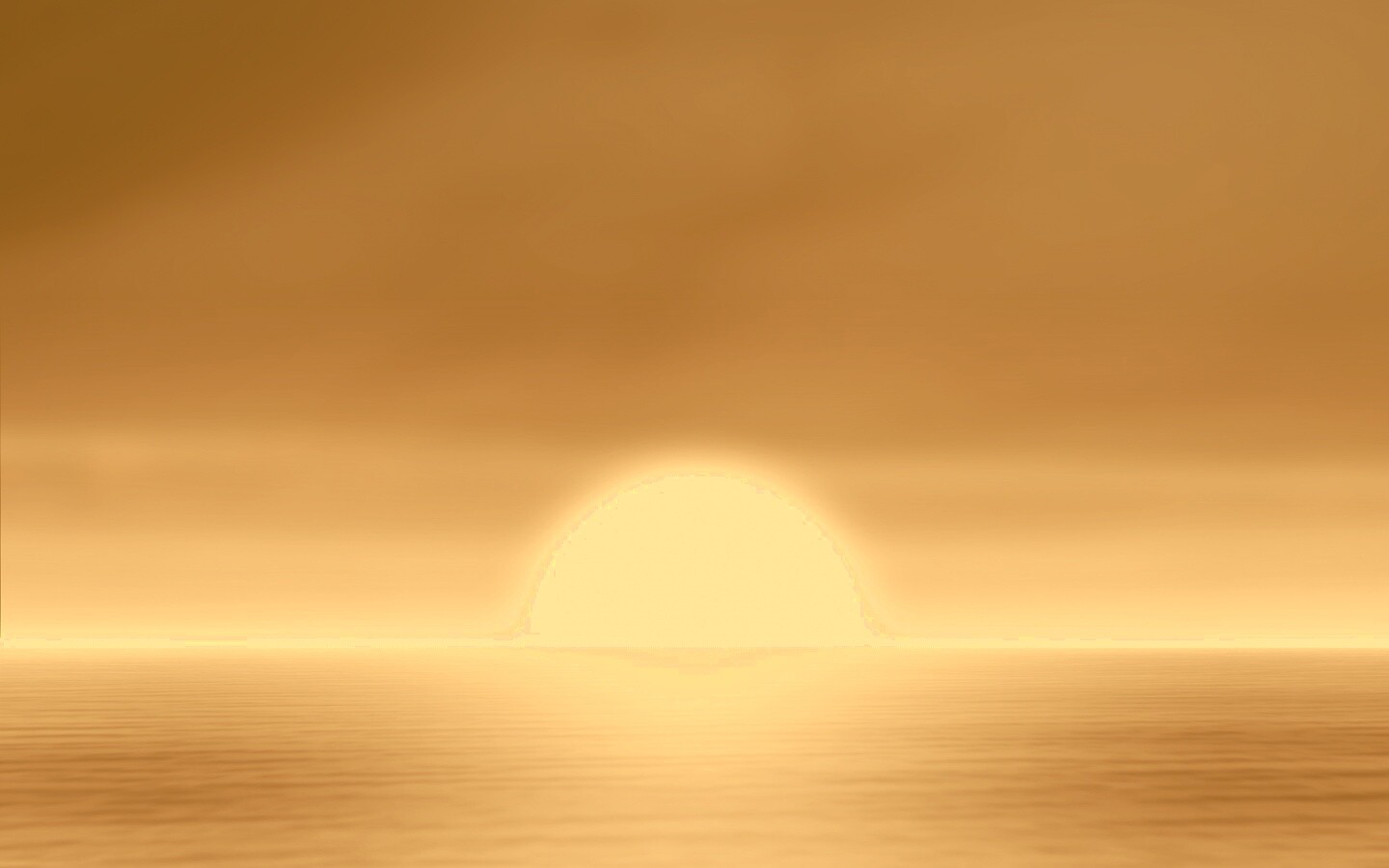 Нереальный закат обои