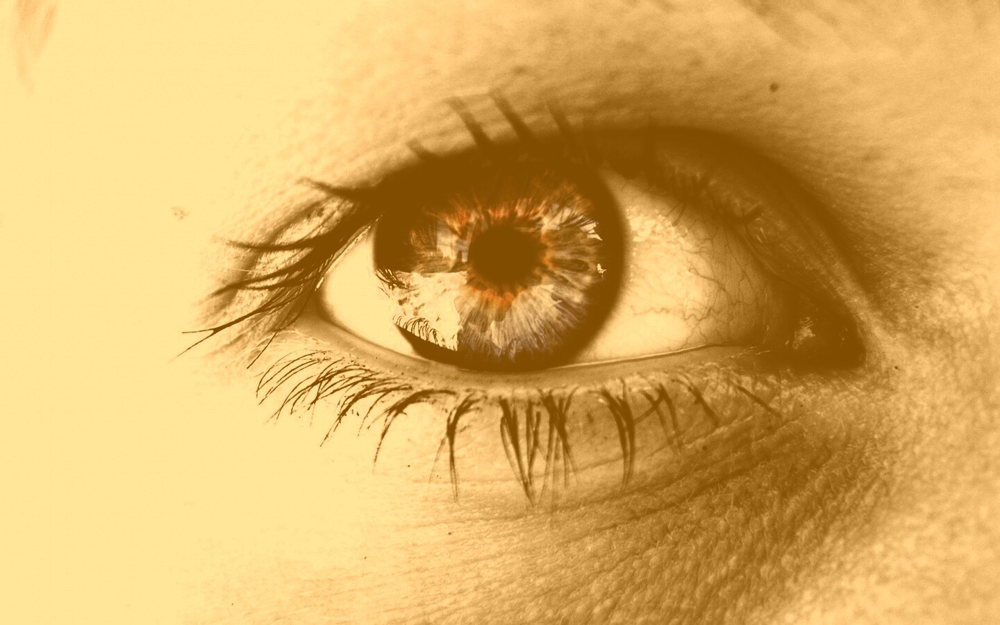 Широко раскрытые глаза обои