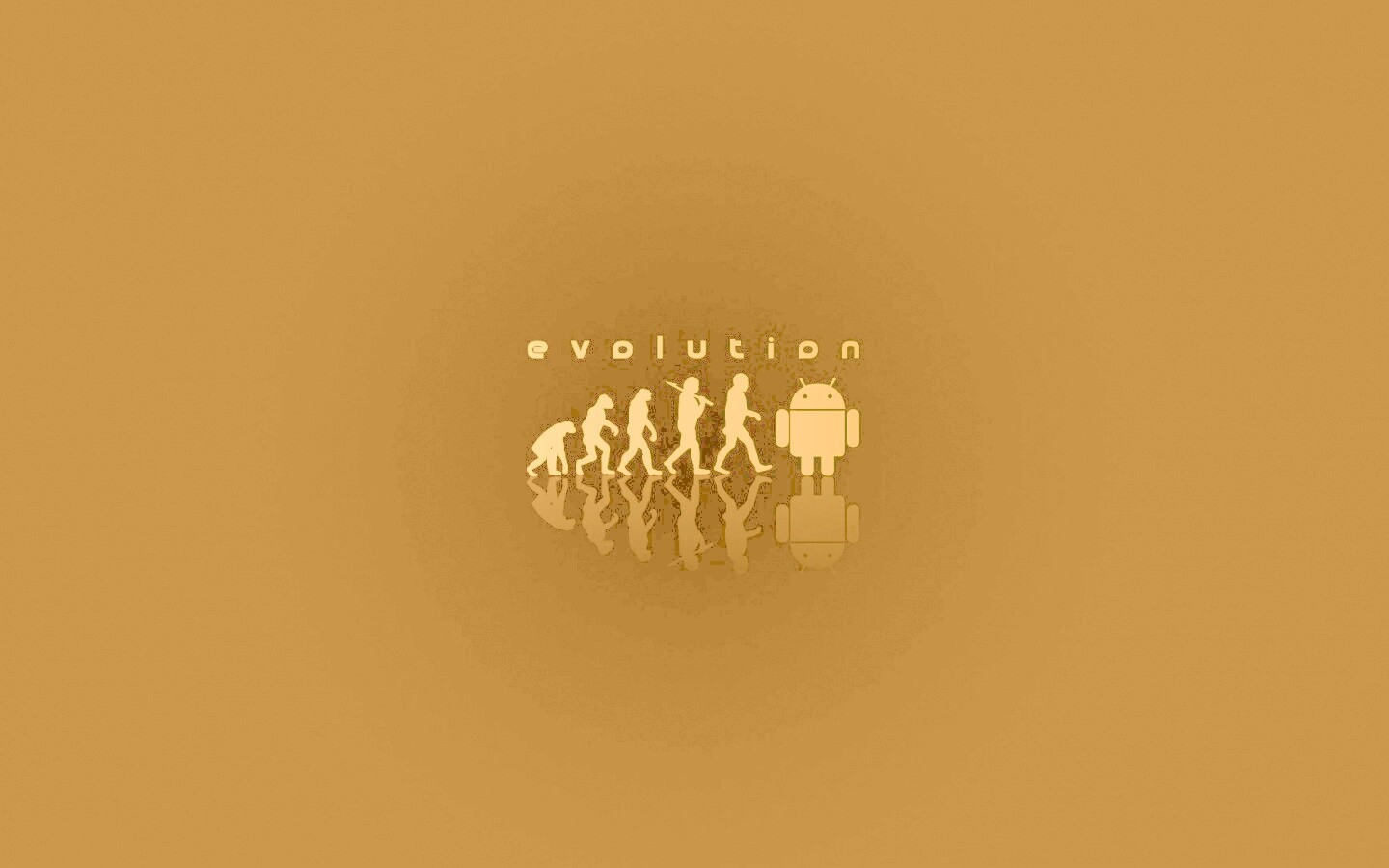 Эволюция по мнению Android обои