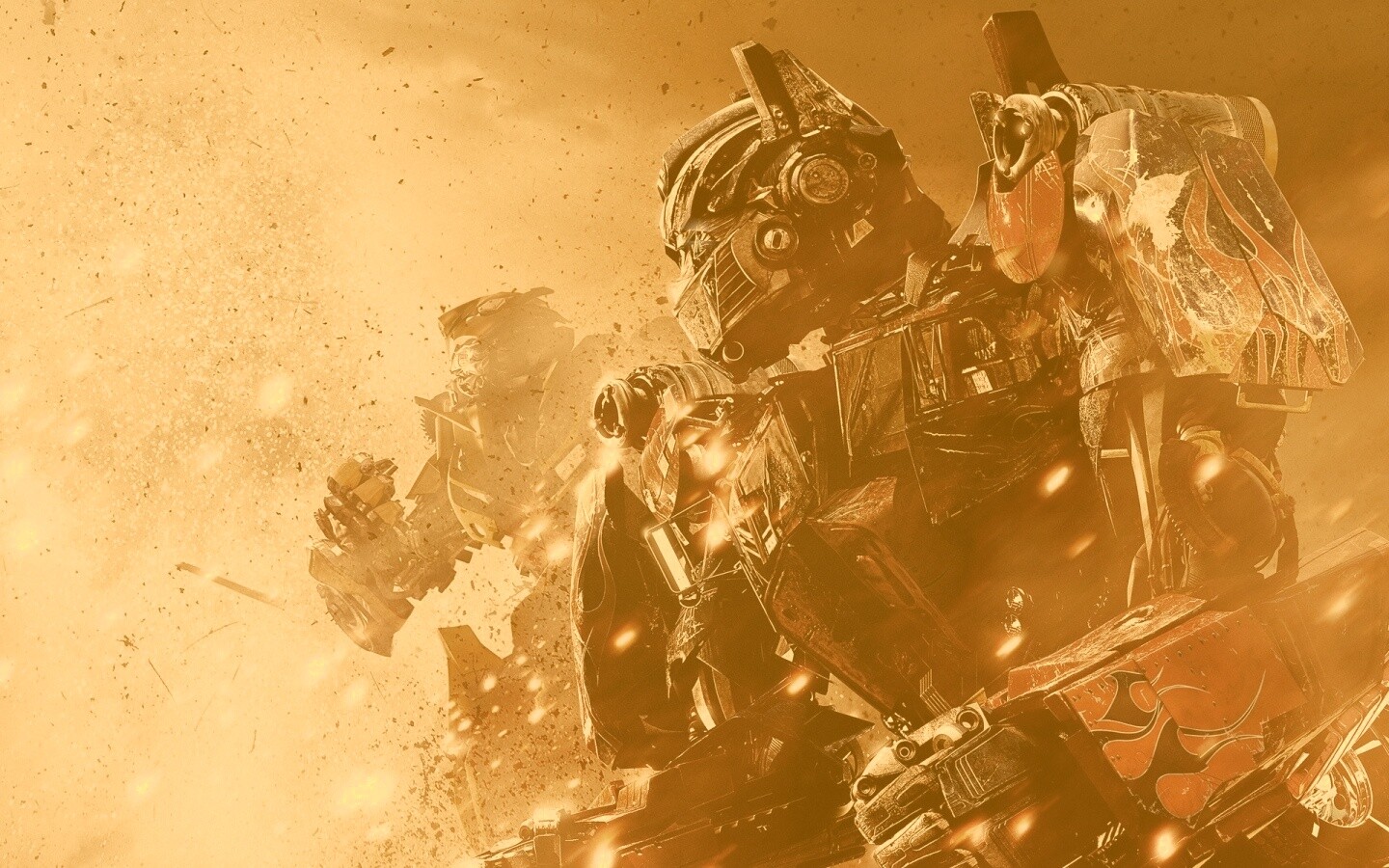 Оптимус Прайм и Бамблби обои