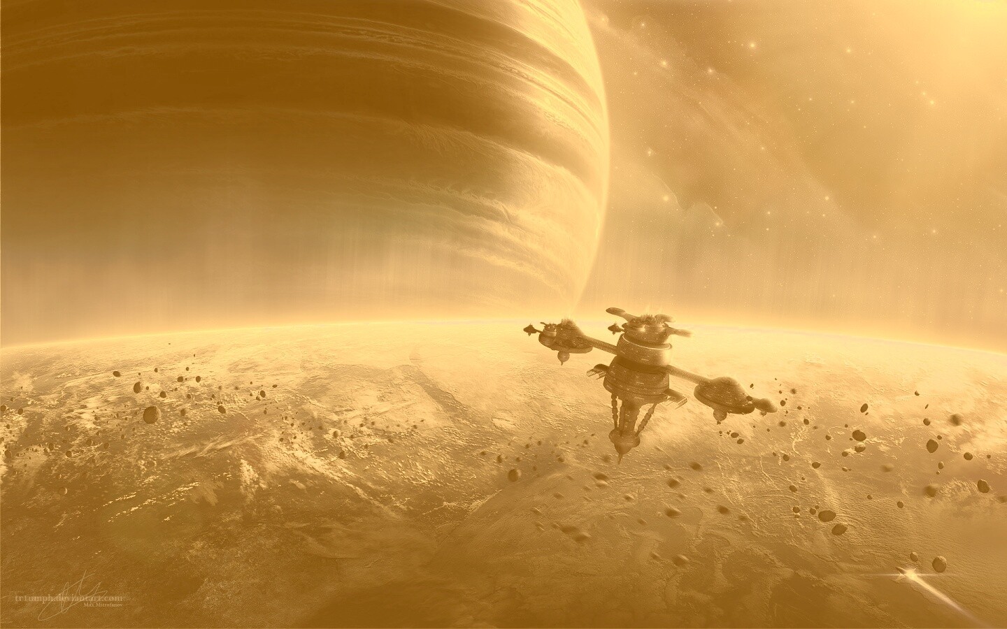 Космический корабль обои