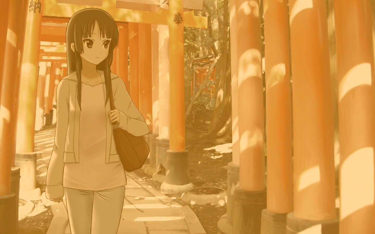 Акияма Мио обои