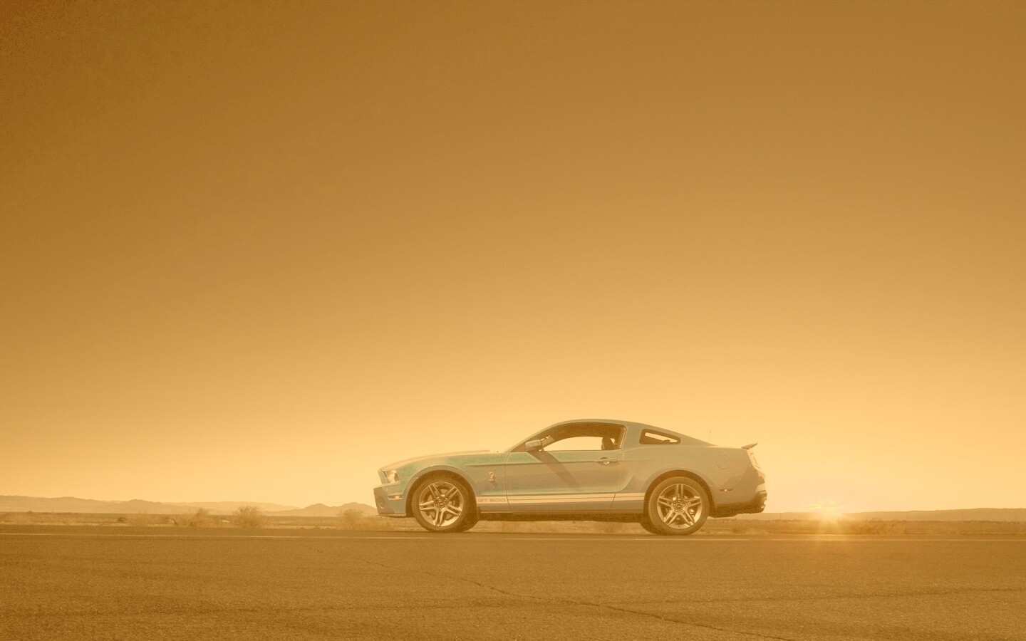 Синий форд мустанг обои
