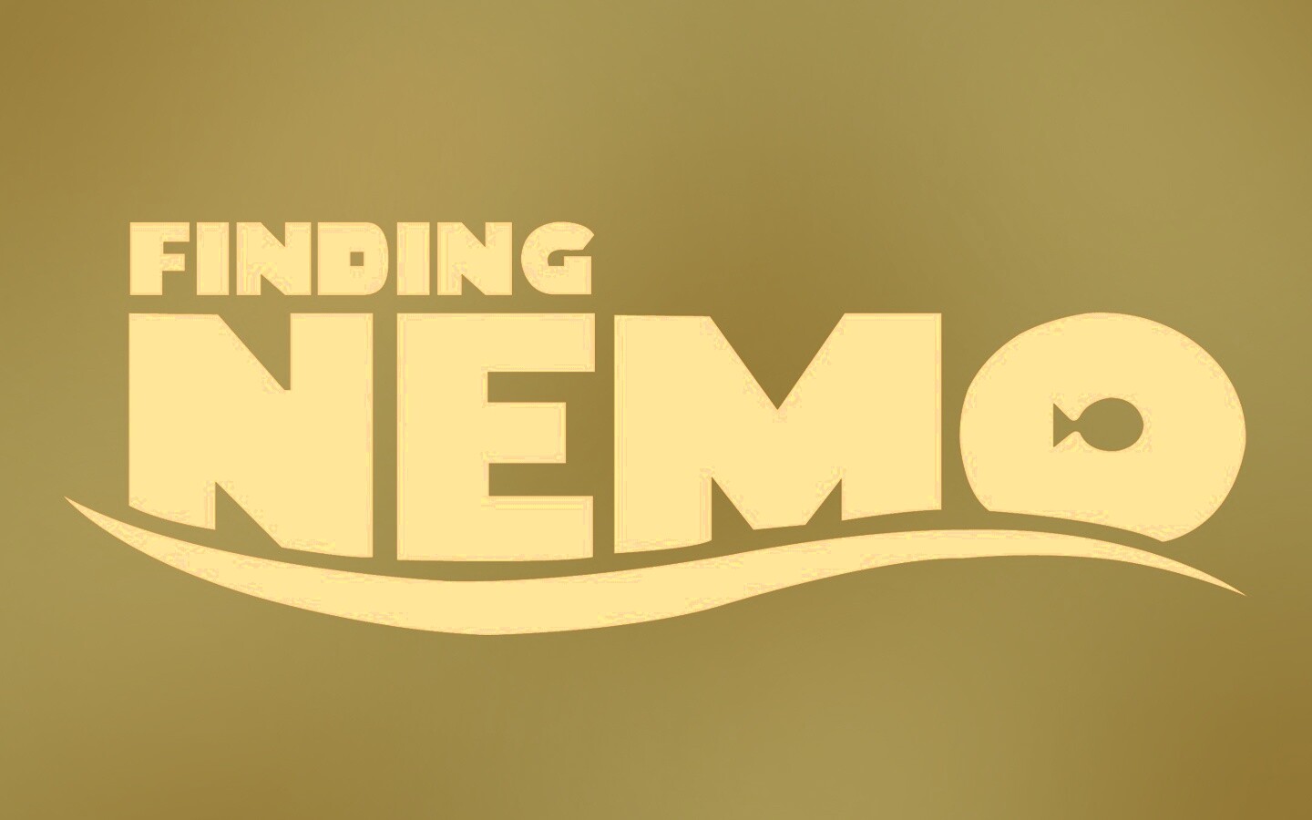 Надпись "В поисках Немо" обои