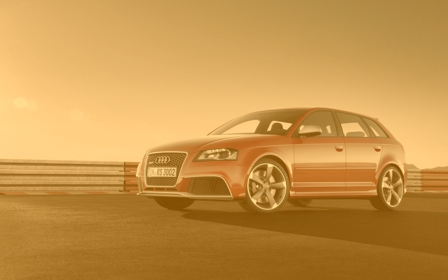 Фотосессия Audi RS3 на треке обои
