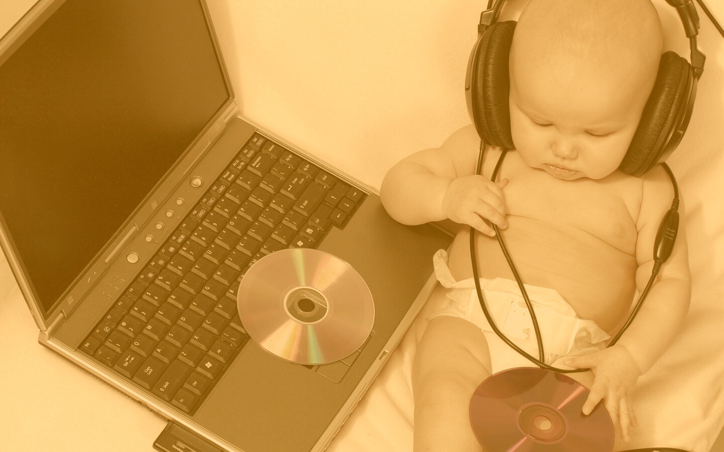 Маленький диск жокей обои