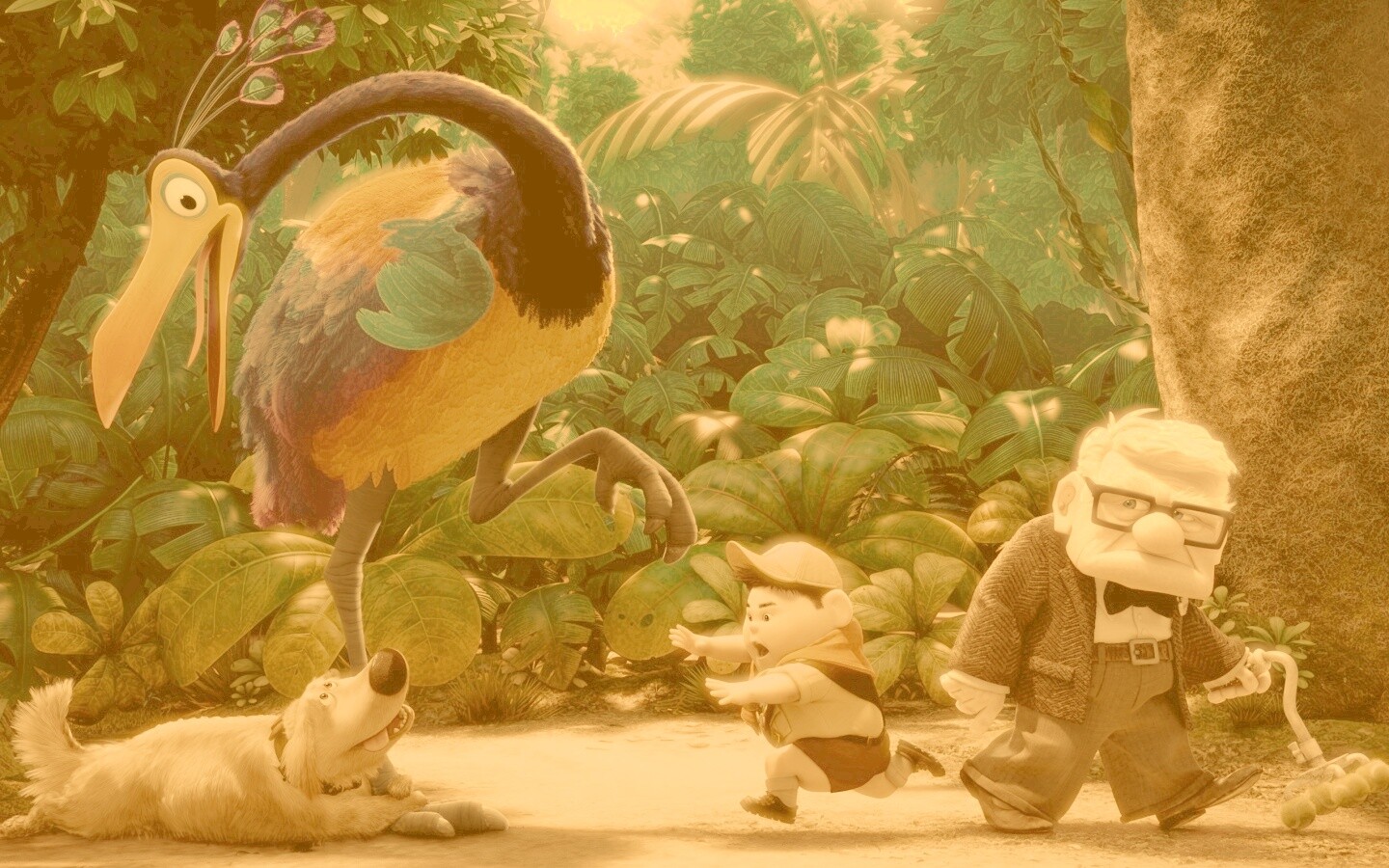 Герои мульфильма "Вверх" обои