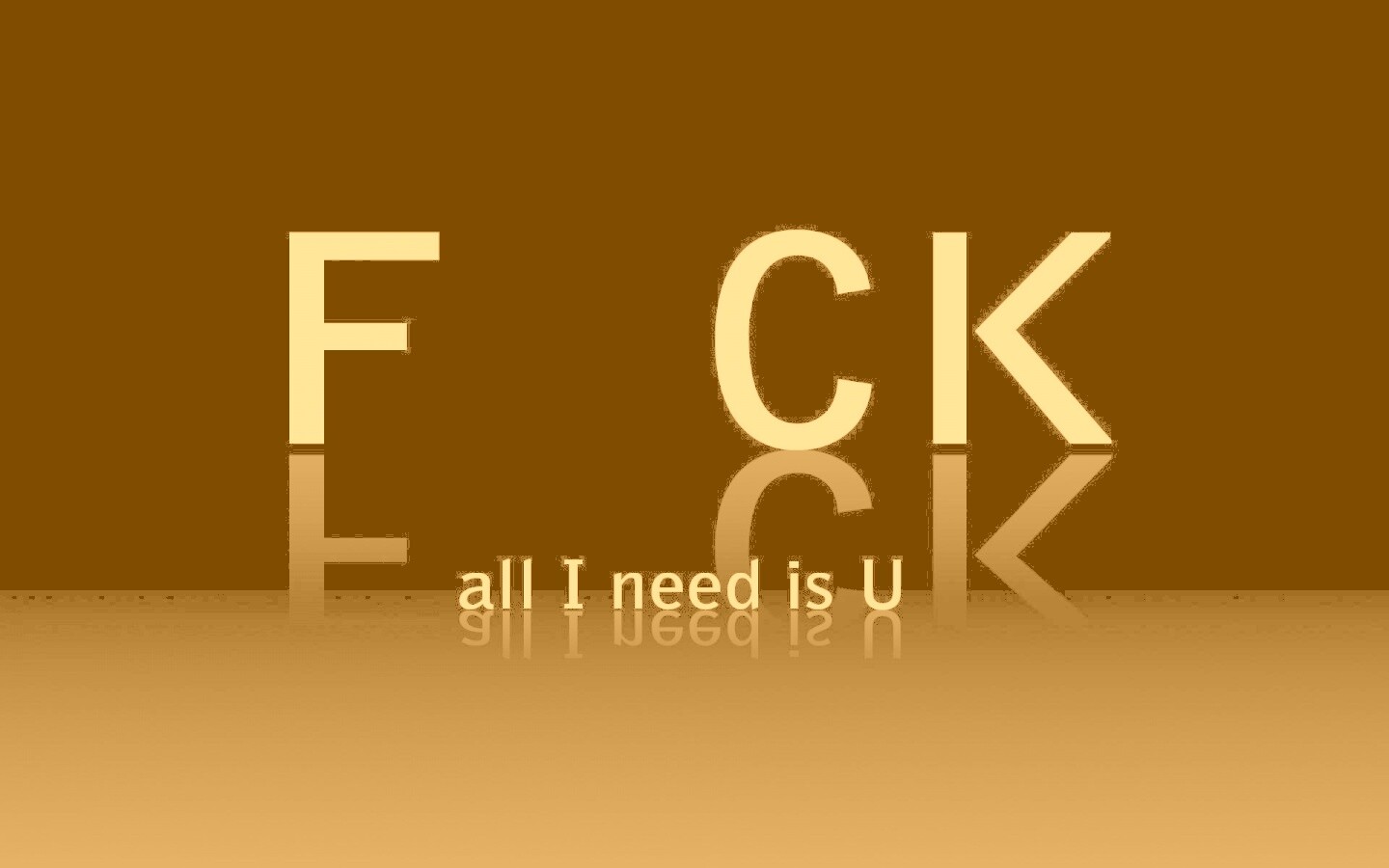 Всё что мне нужно — U обои