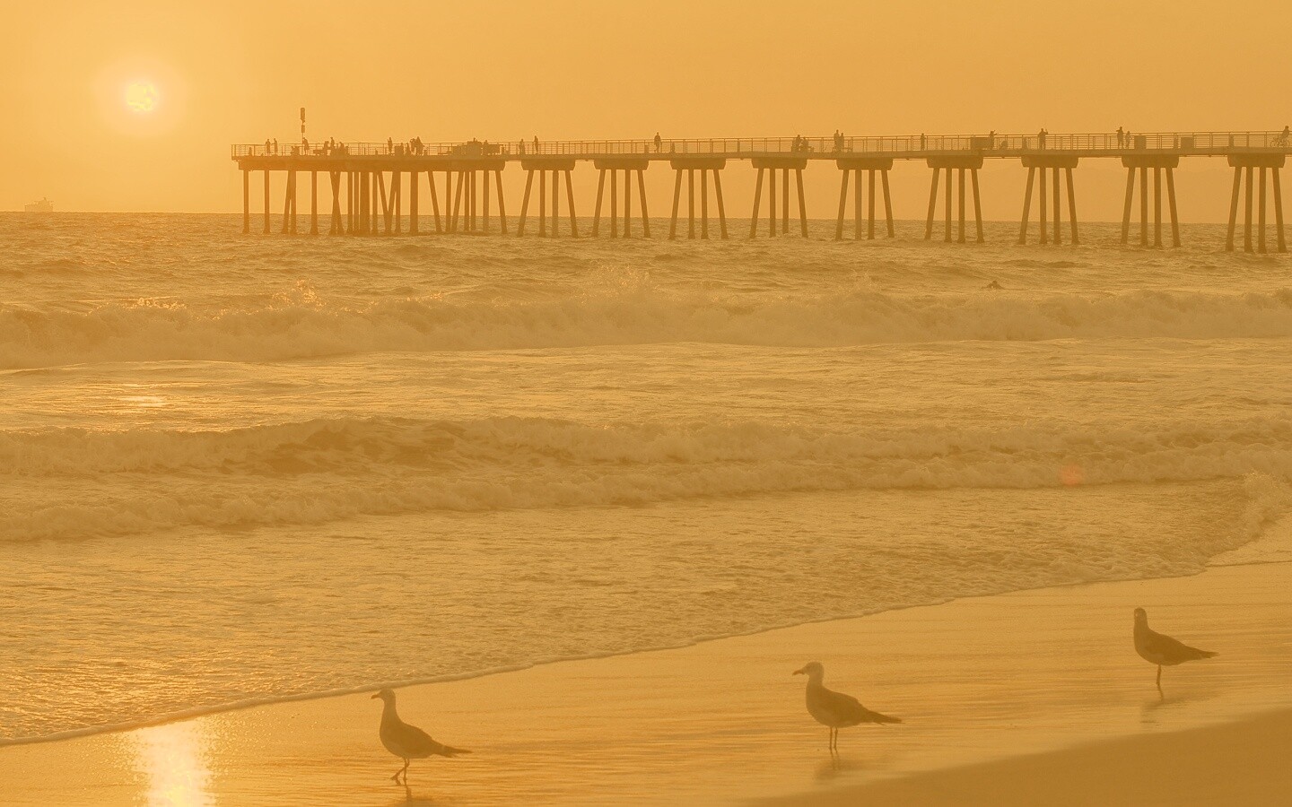 Морская терасса обои