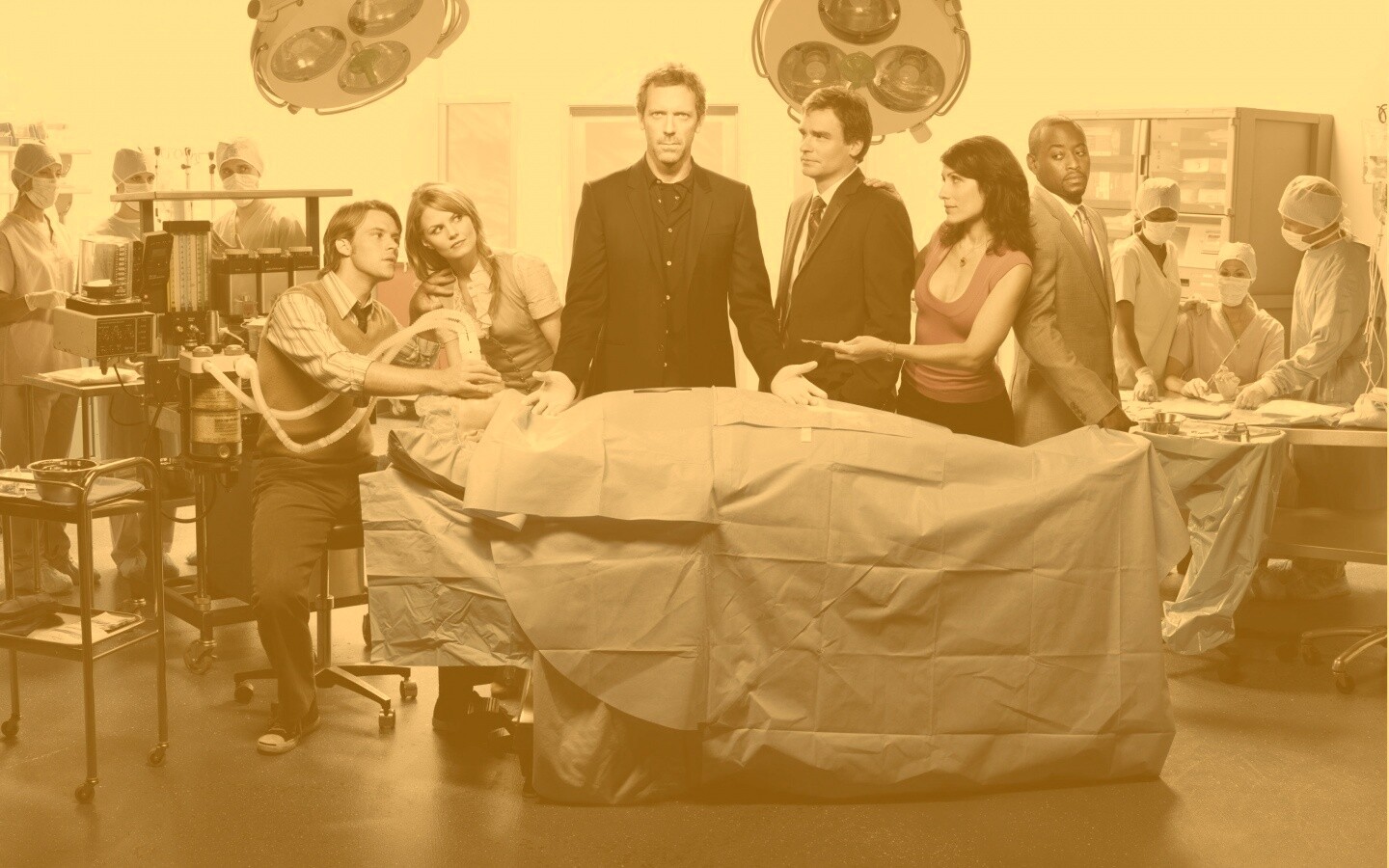 Герои сериала "Доктор Хаус" обои