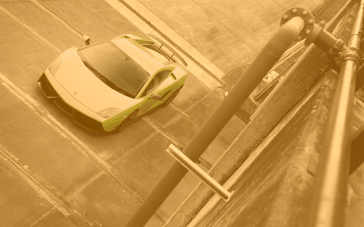 Зелёный Ламбо обои