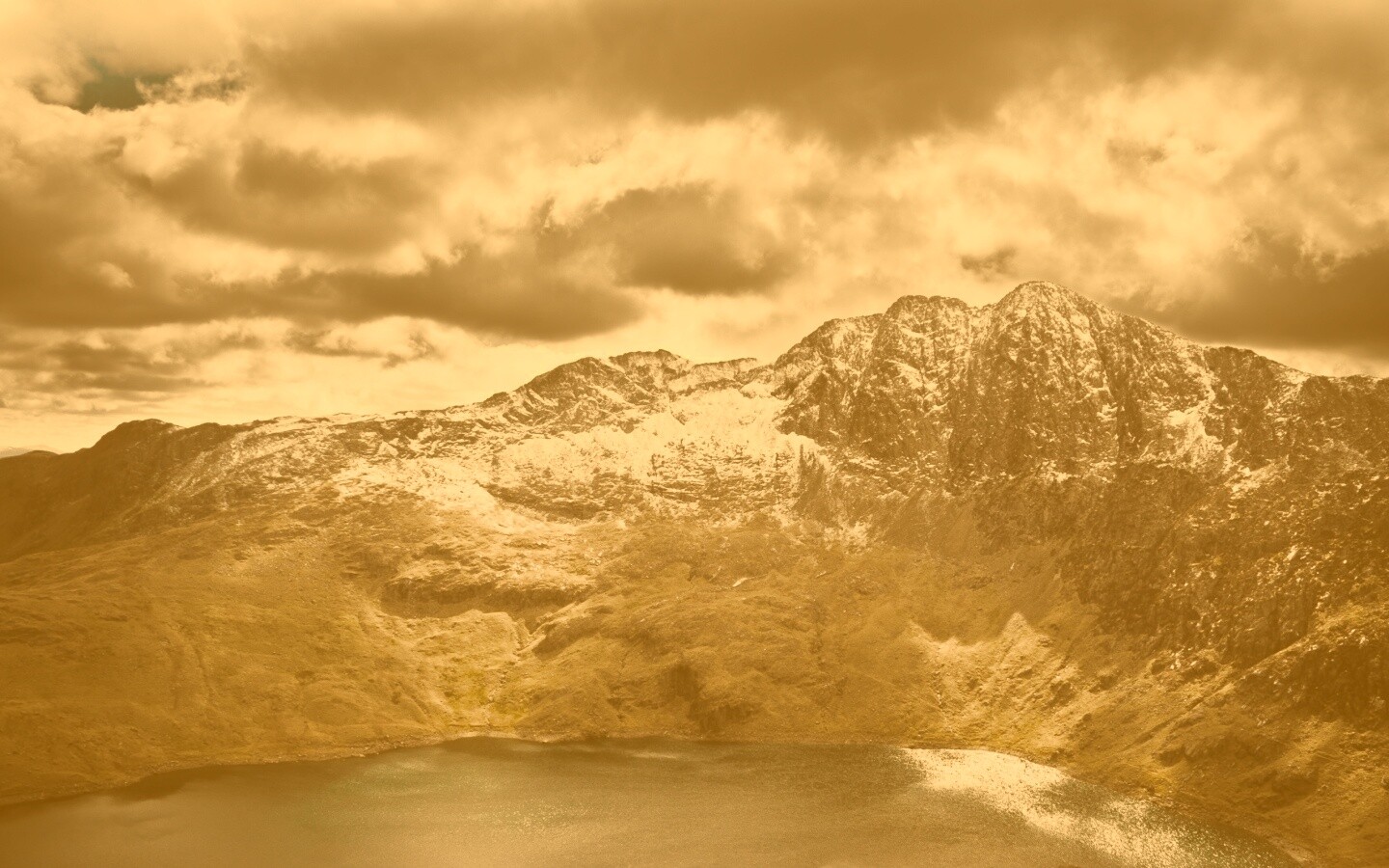 Вид на горы обои