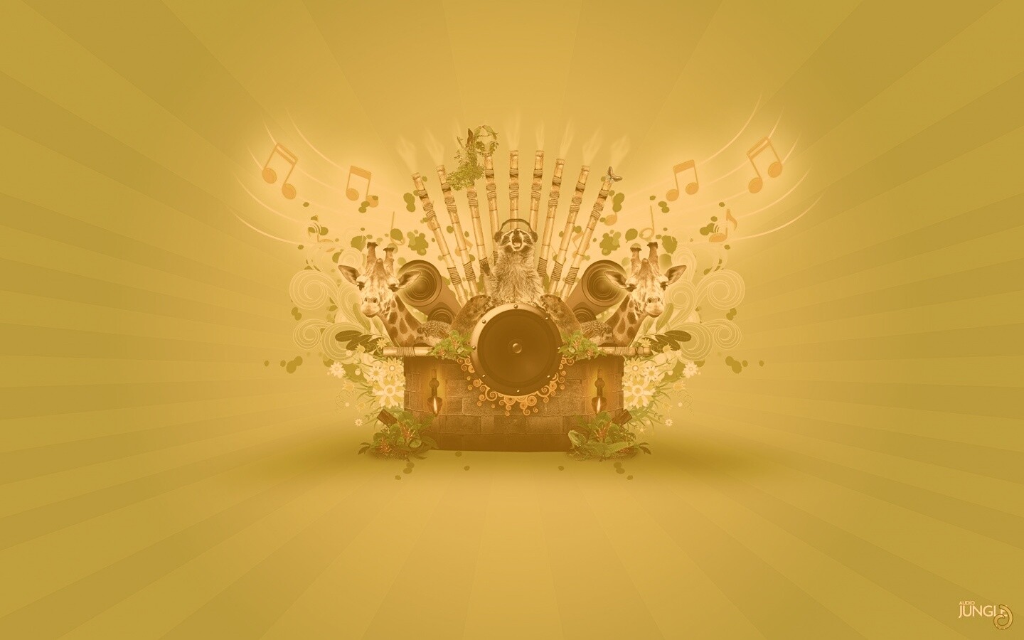 Музыка джунглей обои