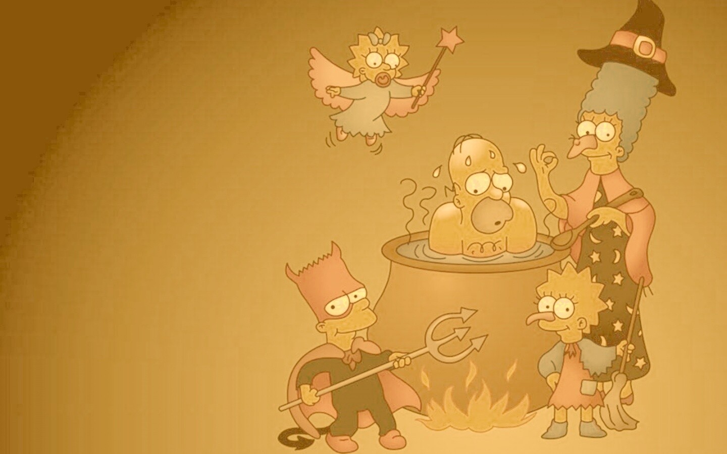 Шабаш Симпсонов обои