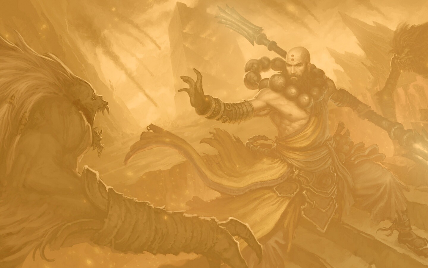 Монах из Diablo 3 обои