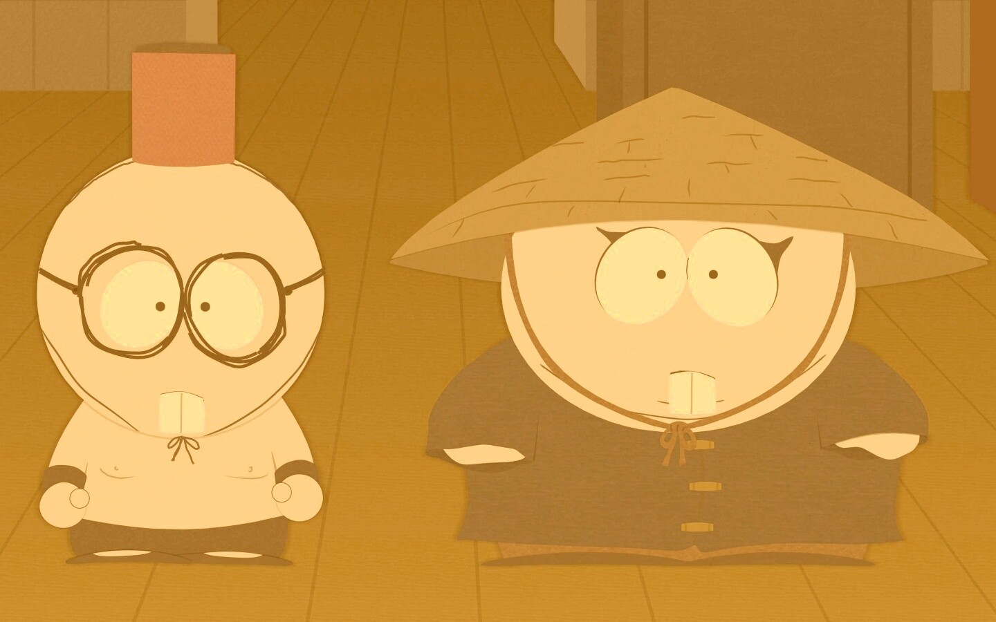Баттерс Стотч и Эрик Картман в Китайской проблеме обои