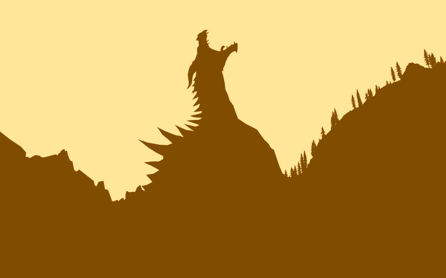 Крик из The Elder Scrolls V: Skyrim обои