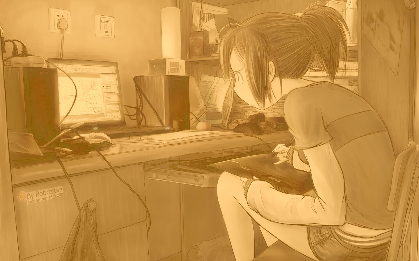 Как нарисовать самого себя обои