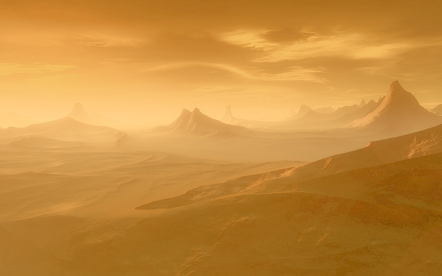 Инопланетный ландшафт обои